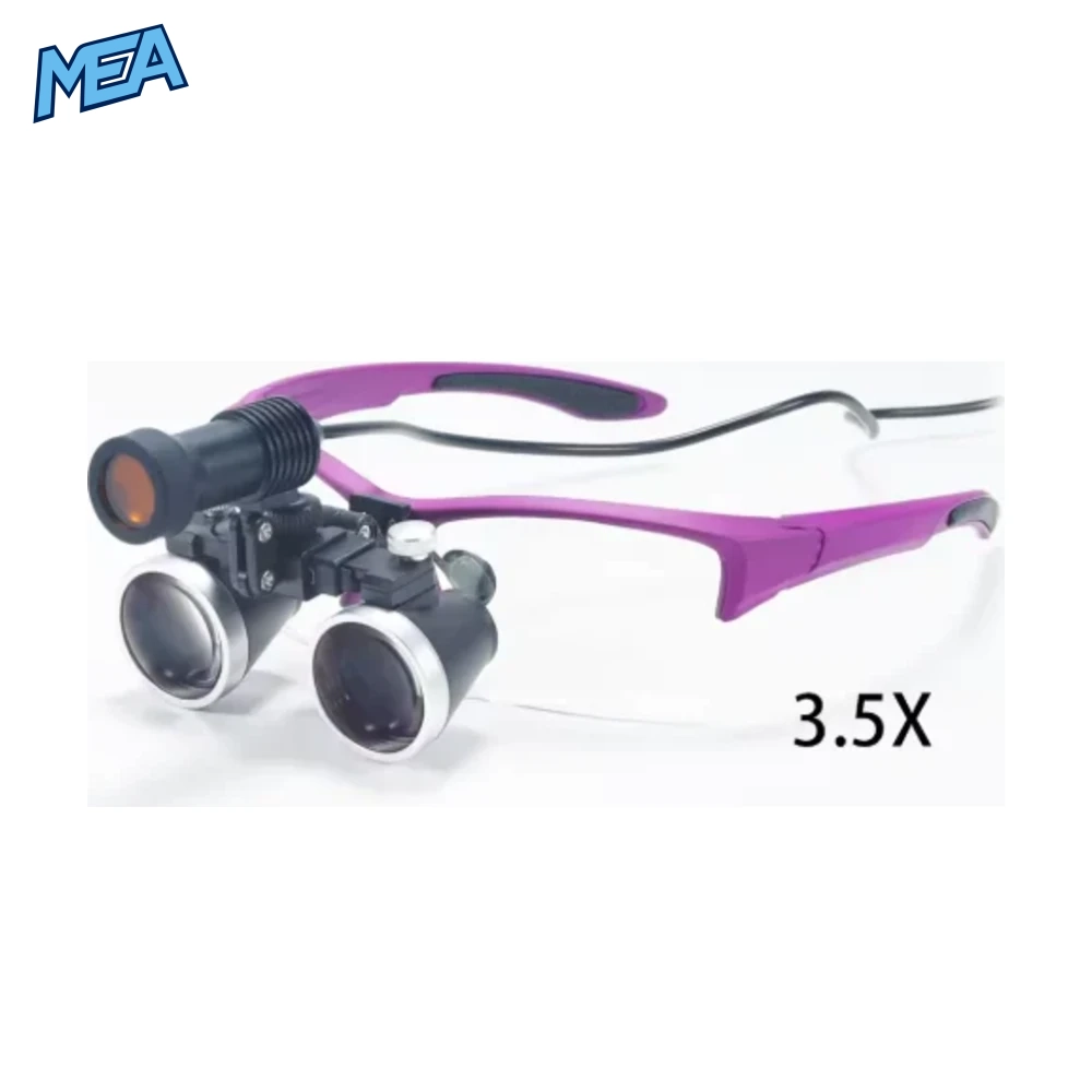 Dental Loupes 2.5/3.5x Black Magnifier Lab Medical Magnification Binocular Magnifier Headlight Headlamp 5W Seperately 18 Dental Loupes 2.5/3.5x Black Magnifier Lab Medical Magnification Binocular Magnifier Headlight Headlamp 5W Seperately - view 10