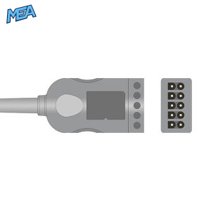 5-lead ECG Trunk Cable AHA for GE Healthcare Monitors Reusable, Limb + Chest Lead, 2.5m, used with GE Multi-Link Leadwire