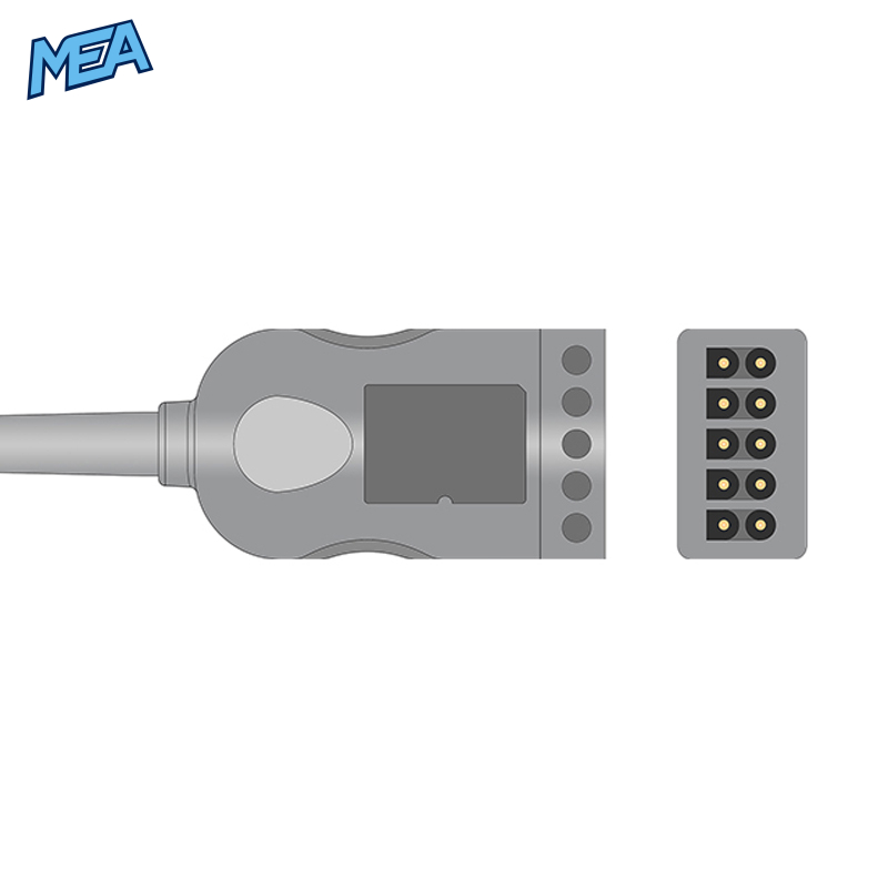 5-lead ECG Trunk Cable AHA for Datex Ohmeda M1020547 Reusable, Limb + Chest Lead, 2.5m, used with GE Multi-Link Leadwire 2 5-lead ECG Trunk Cable AHA for Datex Ohmeda M1020547 Reusable, Limb + Chest Lead, 2.5m, used with GE Multi-Link Leadwire - Image 2