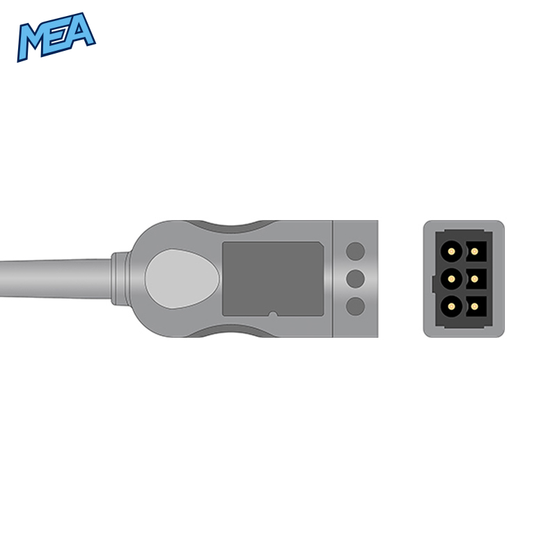 3-lead ECG Trunk Cable AHA for Datex Ohmeda 545307-HEL Reusable, 2.5m, used with Datex 300 Series Leadwire 2 3-lead ECG Trunk Cable AHA for Datex Ohmeda 545307-HEL Reusable, 2.5m, used with Datex 300 Series Leadwire - Image 2