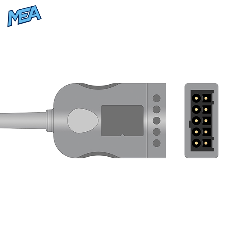 5-lead ECG Trunk Cable AHA for Datex Ohmeda 545303-HEL Reusable, Limb + Chest Lead, 2.5m, used with Datex 300 Series Leadwire 4 5-lead ECG Trunk Cable AHA for Datex Ohmeda 545303-HEL Reusable, Limb + Chest Lead, 2.5m, used with Datex 300 Series Leadwire - Image 3
