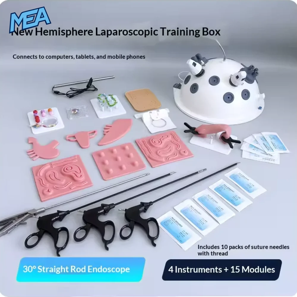 Laparoscopic Trainer Endoscopy Training Box Laparoscopy Simulator Laparoscope For Suture Skill Practice 18 Laparoscopic Trainer Endoscopy Training Box Laparoscopy Simulator Laparoscope For Suture Skill Practice - view 10