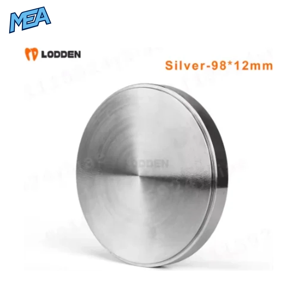 LODDEN 98mm GR5 Dental Titanium Disc For CAD CAM Titanium Block Disk Material Milling Titanium Implant Abutments Framework 4 LODDEN 98mm GR5 Dental Titanium Disc For CAD CAM Titanium Block Disk Material Milling Titanium Implant Abutments Framewo - view 3