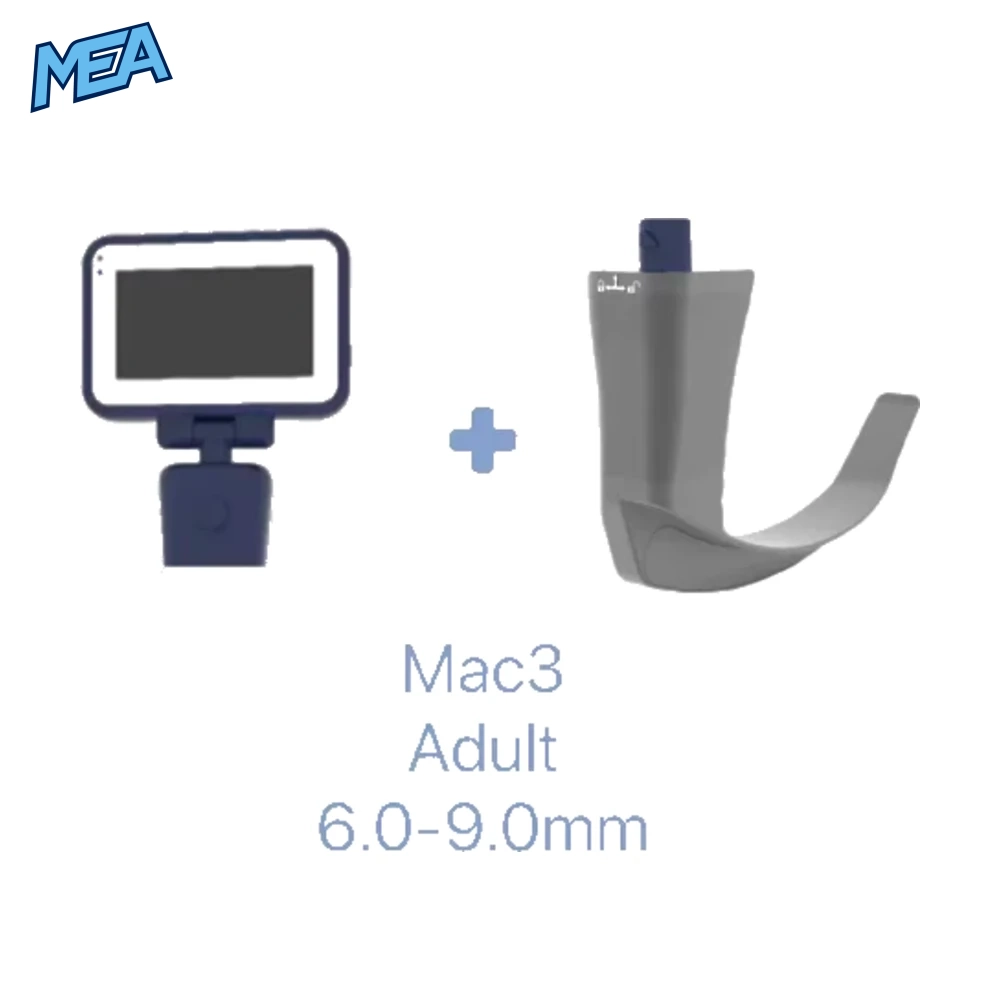Digital Video Laryngoscope With 6 Reusable Stainless Steel Blades And TFT LCD Touch Screen for Airway Intubation 4 Digital Video Laryngoscope With 6 Reusable Stainless Steel Blades And TFT LCD Touch Screen for Airway Intubation - view 3