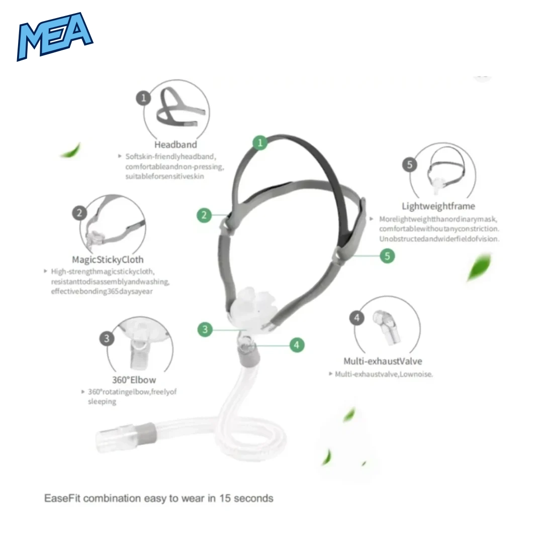 ResMed AirFit P10 Nasal Pillow CPAP Mask 62900 for AirSense 10 & S9 Sleep Apnea Therapy 4 ResMed AirFit P10 Nasal Pillow CPAP Mask 62900 for AirSense 10 & S9 Sleep Apnea Therapy - view 3