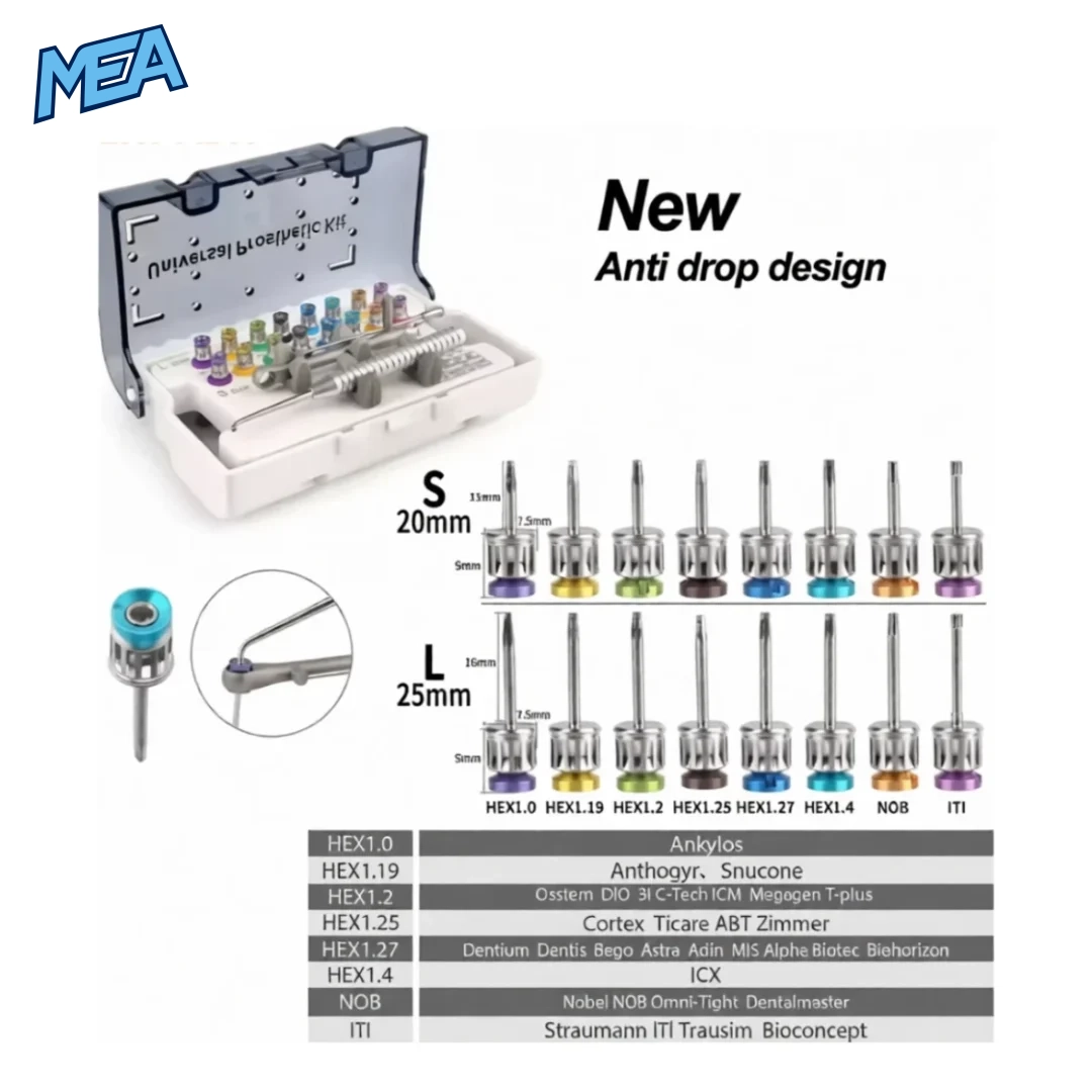 8 Types Dental Implant Torque Wrench Ratchet Screwdriver Stainless Steel Screw Driver Dentistry Restoration Tools - view 8