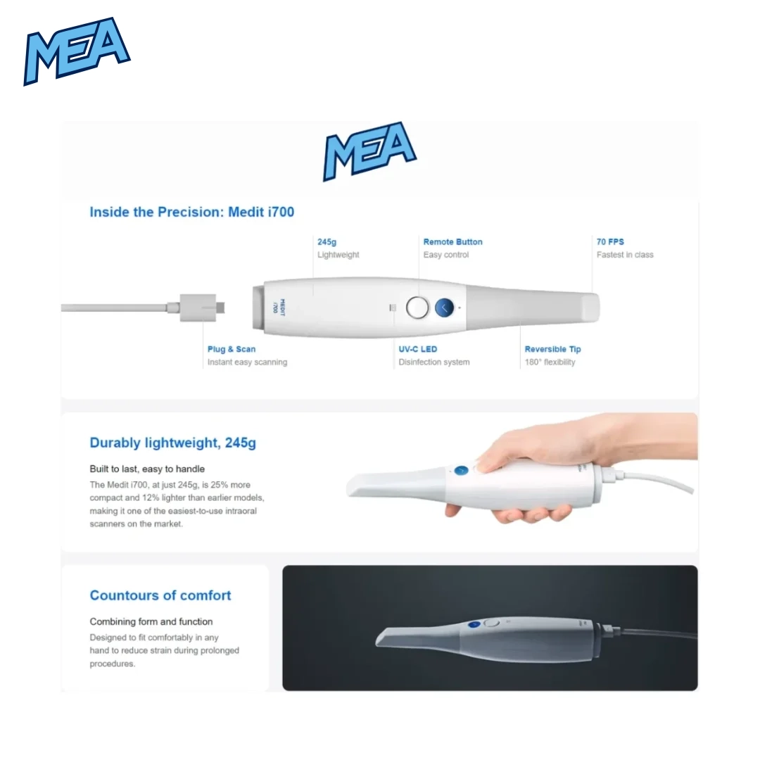 Dental Intraoral Scanner Digital Impression Instrument I700 (New in Box) - view 3