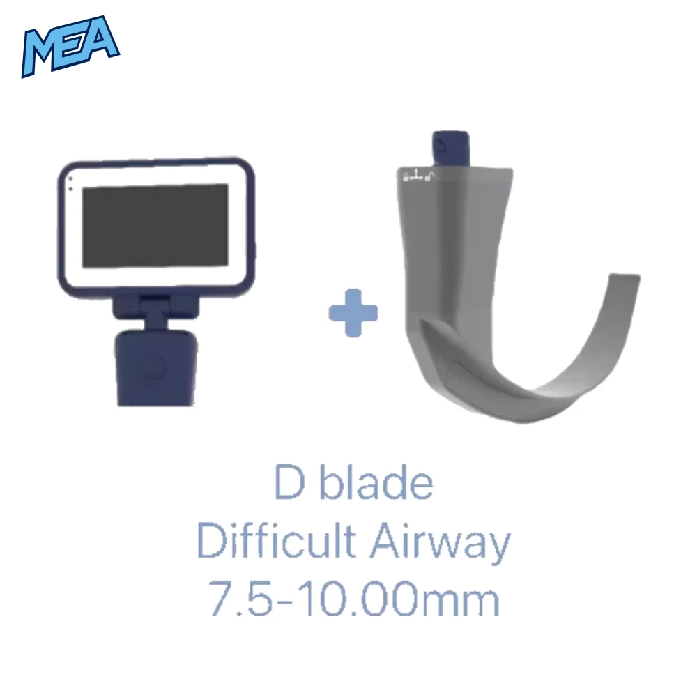 Digital Video Laryngoscope With 6 Reusable Stainless Steel Blades And TFT LCD Touch Screen for Airway Intubation 6 Digital Video Laryngoscope With 6 Reusable Stainless Steel Blades And TFT LCD Touch Screen for Airway Intubation - view 4