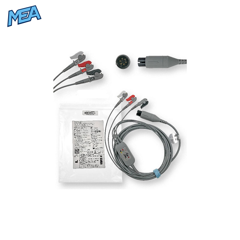 3-lead ECG Leadwire Set with Grabber/Pinch end AHA for Edan EC03DAG061 Reusable 1 3-lead ECG Leadwire Set with Grabber/Pinch end AHA for Edan EC03DAG061 Reusable