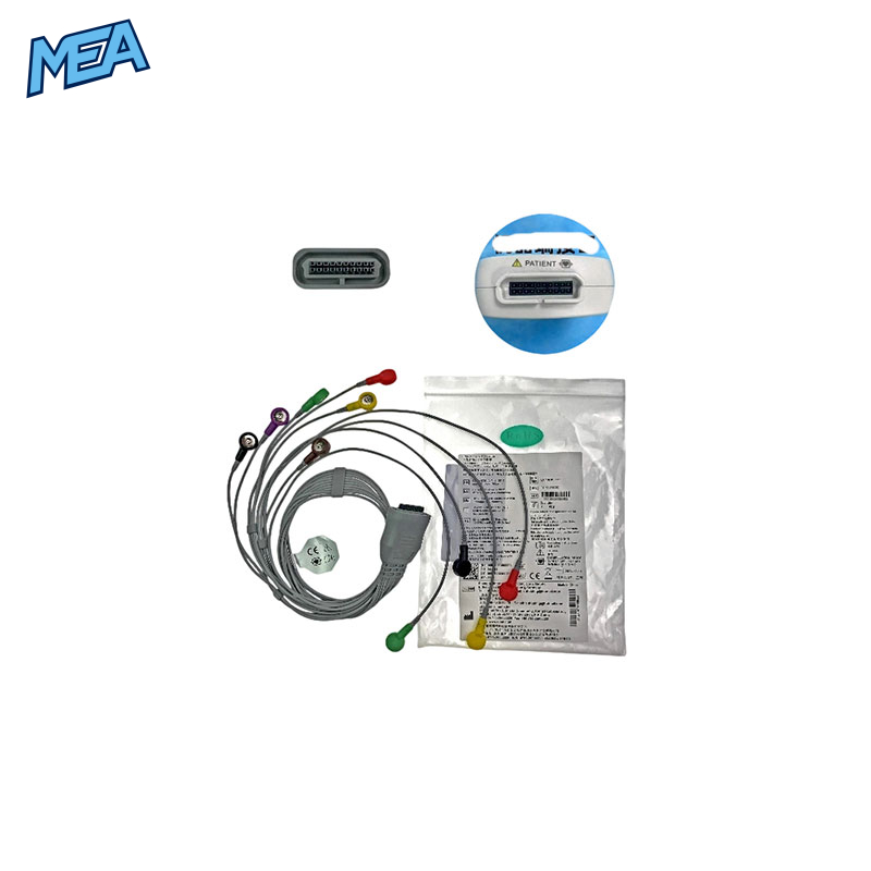 12-lead ECG Leadwire Set with Snap end IEC for Edan EC10DISDX1 Reusable 1 12-lead ECG Leadwire Set with Snap end IEC for Edan EC10DISDX1 Reusable