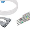 10-lead ECG Leadwire Set with 3mm Needle end AHA for Mortara Monitors Reusable, Limb + Chest Lead, Shielded 4 EKL MT10 N A