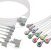 10-lead ECG Leadwire Set with Snap end AHA for Philips Monitors Reusable, Limb + Chest Lead, Lead Type: Philips TC Series, Shielded 2 EKL PWB10 S A