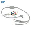 3-lead Diagnostic (EKG) ECG Leadwire Set with 4mm Banana end AHA/IEC for Philips 989803151691 Reusable, Chest Lead 3 EKL PWB3 B