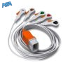 5-lead ECG Leadwire Set with Snap end AHA for Covidien 33136 Disposable, Limb + Chest Lead, Lead Type: Covidien/Kendall, Shielded 3 ELD CV5 90S A