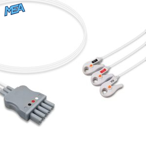 3/5-lead ECG Leadwire Set with Grabber/Pinch end AHA for Mindray Monitors Disposable, Limb Lead, Lead Type: Mindray, Shielded