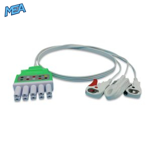 3/5-lead ECG Leadwire Set with Grabber/Pinch end AHA for Siemens Monitors Disposable, Limb Lead, Lead Type: Siemens Dual-Pin, Shielded