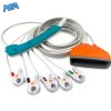5-lead ECG Leadwire Set with Grabber/Pinch end AHA for Philips 989803172051 Disposable, Limb + Chest Lead, Lead Type: Philips MX40, Philips Fast SpO2 4 ELD TMX5S09AN 90G A