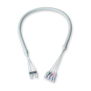 4-lead Diagnostic (EKG) ECG Leadwire Set with Grabber/Pinch end AHA for Invivo 9224 Reusable, Limb Lead, MRI