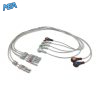 7-lead ECG Leadwire Set with Snap end AHA for GE Healthcare 409106-005 Reusable, Limb + Chest Lead, Lead Type: Safety Din, Unshielded 2 EL D7 60S A