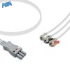 3-lead ECG Leadwire Set with Mini Grabber end AHA for Mindray Monitors Reusable, Limb Lead, Lead Type: Mindray, Shielded 5 EL MR3 90MG A