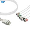 5-lead ECG Leadwire Set with Mini Grabber end AHA for Mindray Monitors Reusable, Limb + Chest Lead, Lead Type: Mindray, Shielded 4 EL MR5 90MG A