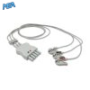 3/5-lead ECG Leadwire Set with Grabber/Pinch end AHA for Mindray 0012-00-1170 Reusable, Limb Lead, Lead Type: Mindray, Shielded 4 EL MRB3 90G A