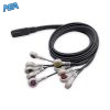 10-lead ECG Leadwire Set with Snap end AHA for Chancefine Monitors Reusable, Limb + Chest Lead, Shielded 3 EL TJDCFB10 90S A