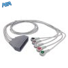 5-lead ECG Leadwire Set with Snap end AHA for Philips 989803171821 Reusable, Limb + Chest Lead, Lead Type: Philips MX40, Shielded 4 EL TMX5 90S A