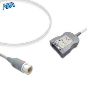 10-lead ECG Trunk Cable AHA for Philips Monitors Reusable, Limb + Chest Lead, 7.5m, used with Philips IntelliVue Leadwire