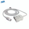 10-lead ECG Trunk Cable AHA for Philips M1663A Reusable, Limb + Chest Lead, 2.5m, used with Philips IntelliVue Leadwire 6 ET 10005R PH A