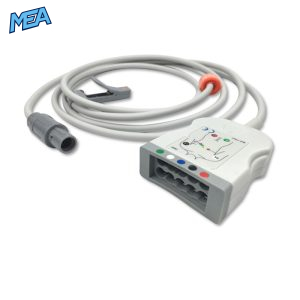 10-lead ECG Trunk Cable AHA for Siemens 6644541 Reusable, Limb + Chest Lead, 2.5m, used with Siemens CT Leadwire