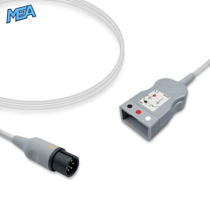 3-lead ECG Trunk Cable AHA for Smiths Medical V3110TL used with AA Twin-Pin Lead wire