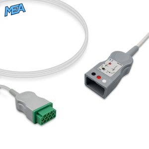 3-lead ECG Trunk Cable AHA for GE Healthcare M1020454 Reusable, 2.5m, used with Datex 300 Series Leadwire
