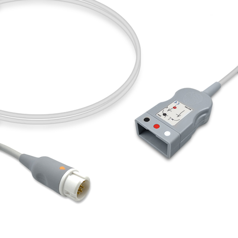 3-lead ECG Trunk Cable AHA for Philips M1500A Reusable, 2.5m, used with AA Twin-Pin Leadwire 2 3-lead ECG Trunk Cable AHA for Philips M1500A Reusable, 2.5m, used with AA Twin-Pin Leadwire - Image 2