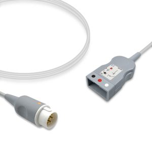 3-lead ECG Trunk Cable AHA for Philips M1580A Reusable, 2.5m, used with AA Twin-Pin Leadwire