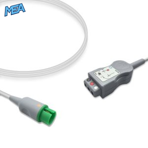 3-lead ECG Trunk Cable AHA for Spacelabs 700-0008-10 Reusable, 2.5m, used with Safety Din Leadwire