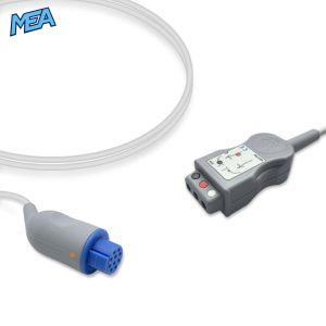 3-lead ECG Trunk Cable AHA for Datex Ohmeda Monitors Reusable, 2.5m, used with Safety Din Leadwire