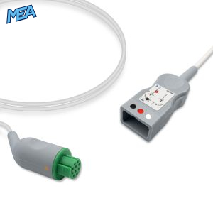 3-lead ECG Trunk Cable AHA for Datex Ohmeda 545931 Reusable, 2.5m, used with Datex 300 Series Leadwire