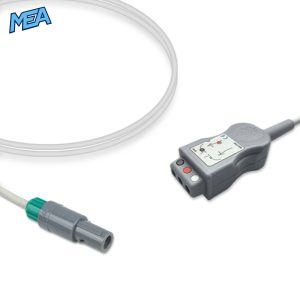 3-lead ECG Trunk Cable AHA for Creative Monitors Reusable, 2.5m, used with Safety Din Leadwire
