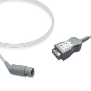 3-lead ECG Trunk Cable AHA for M&B Monitors Reusable, 2.5m, used with Safety Din Leadwire