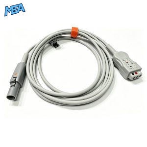 3-lead ECG Trunk Cable AHA for CASMed 01-02-0305 Reusable, 2.5m, used with Safety Din Leadwire