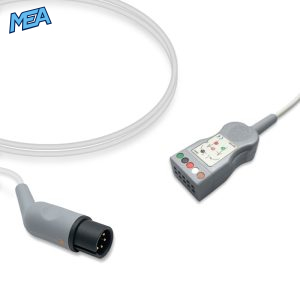 5-lead ECG Trunk Cable AHA for Datascope 0012-00-1502-01 Reusable, Limb + Chest Lead, 2.5m, used with Mindray Mobility Leadwire
