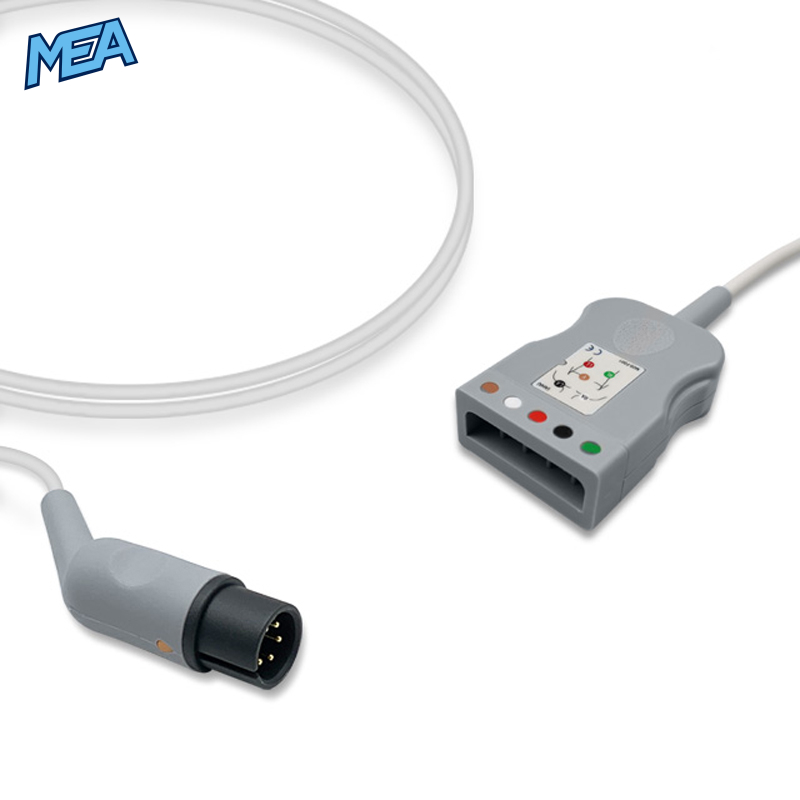 5-lead ECG Trunk Cable AHA for Mindray 0012-00-1255-01 used with Mindray Lead wire for DPM 4, DPM 5, Trio, Passport 2, Spectrum, Spectrum OR 1 5-lead ECG Trunk Cable AHA for Mindray 0012-00-1255-01 used with Mindray Lead wire for DPM 4, DPM 5, Trio, Passport 2, Spectrum, Spectrum OR