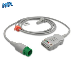 3/5-lead ECG Trunk Cable AHA for Mindray 009-005266-00 used with Mindray N/T Lead wire