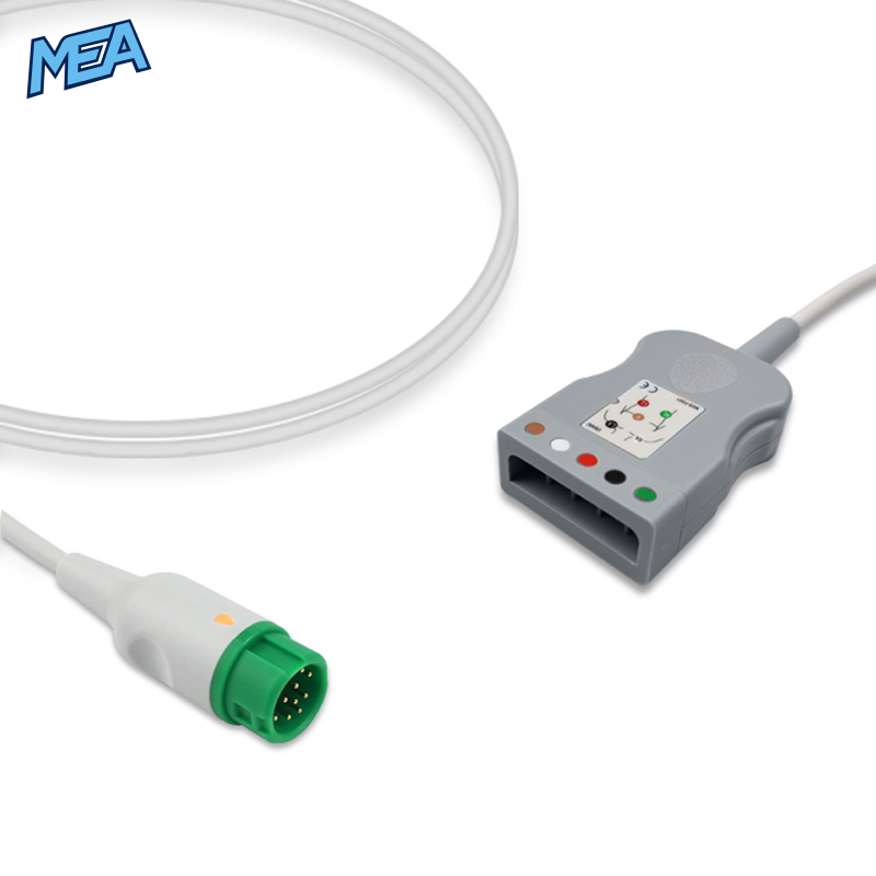 3/5-lead ECG Trunk Cable AHA for Mindray 0010-30-42719 Reusable, Limb + Chest Lead, 2.5m, used with Mindray Leadwire 2 3/5-lead ECG Trunk Cable AHA for Mindray 0010-30-42719 Reusable, Limb + Chest Lead, 2.5m, used with Mindray Leadwire - Image 2