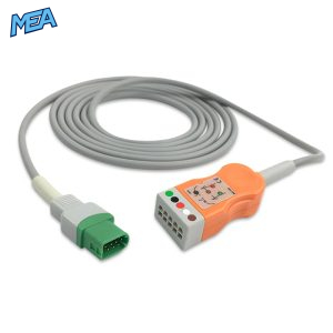 5-lead ECG Trunk Cable AHA for Mindray 0012-00-1745-04 Reusable, Limb + Chest Lead, 6.0m, used with Mindray Mobility Leadwire