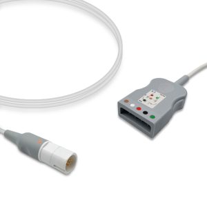 5-lead ECG Trunk Cable AHA for Draeger Monitors Reusable, Limb + Chest Lead, 2.5m, used with Siemens Dual-Pin Leadwire