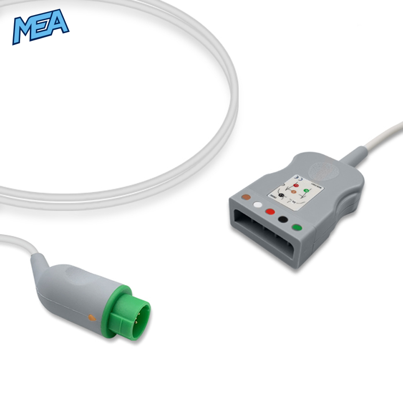 5-lead ECG Trunk Cable AHA for Fukuda Denshi CI-700D-5 Reusable, Limb + Chest Lead, 2.5m, used with Siemens Dual-Pin Leadwire 2 5-lead ECG Trunk Cable AHA for Fukuda Denshi CI-700D-5 Reusable, Limb + Chest Lead, 2.5m, used with Siemens Dual-Pin Leadwire - Image 2