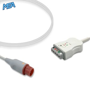 5-lead ECG Trunk Cable AHA for Bionet B-CBL5-N Reusable, Limb + Chest Lead, 2.5m, used with Safety Din Leadwire