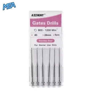 AZDENT Dental Endodontic Drill Gates Glidden Peeso Reamers Rotary Paste Carriers 32mm/25mm Engine Use Stainless Steel En - view 2